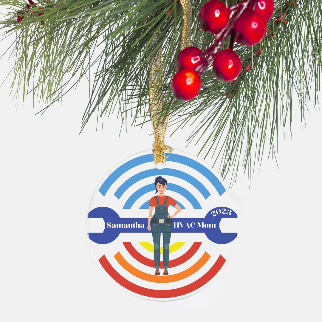 HVAC Ornament Sto King Stuffers Hvac Lady Hvac Gift Hvac Etsy