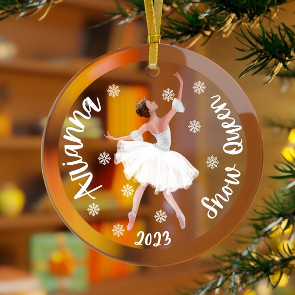 Snow Queen Ornament, Dew Drop, Sugar Plum Fairy, Nutcracker Ornament, Ballet Dancer Christmas Eve Box, Stocking Filler, Keepsake Vintage