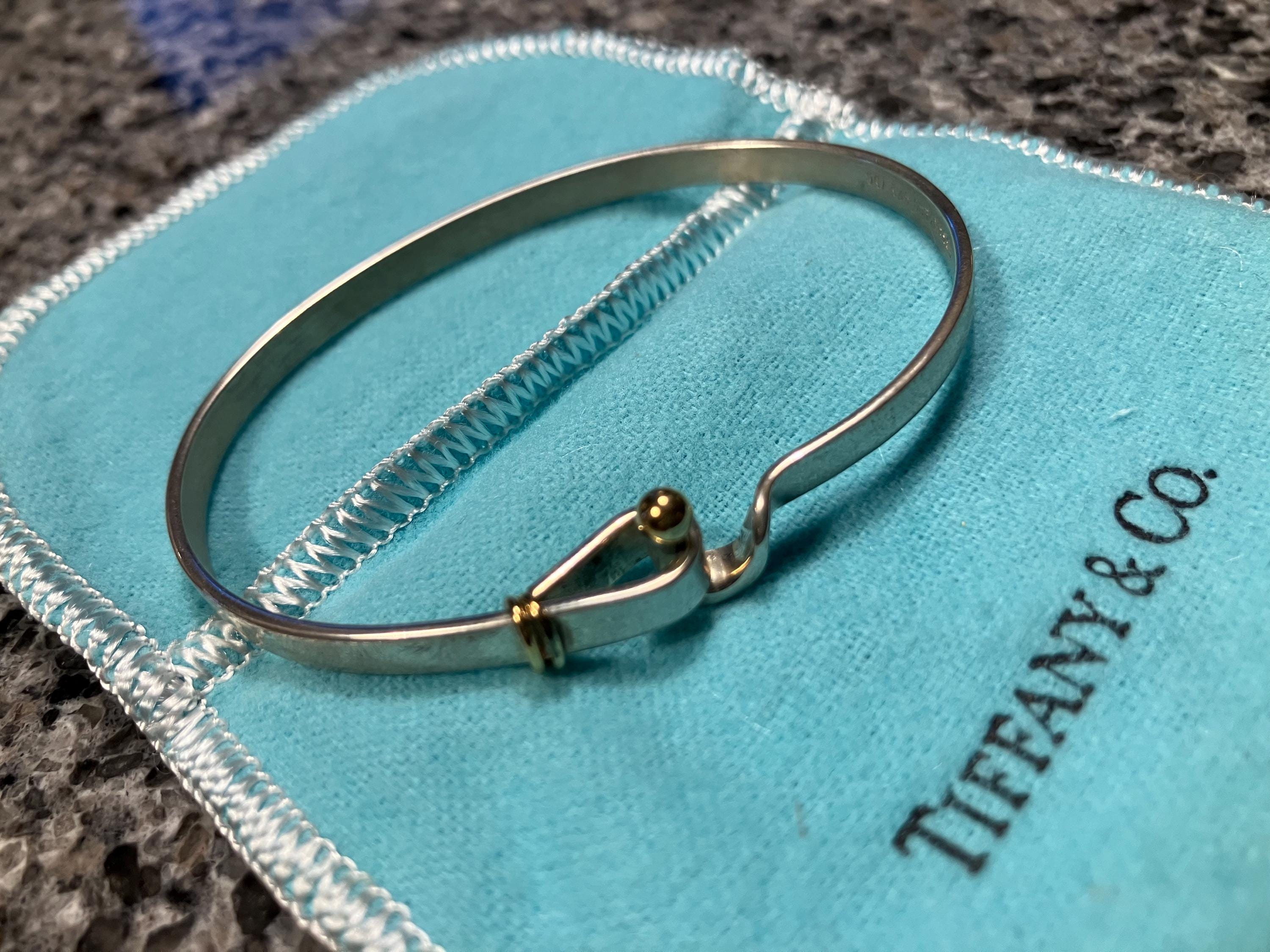 Vintage Tiffanys Silver Bangle - Etsy