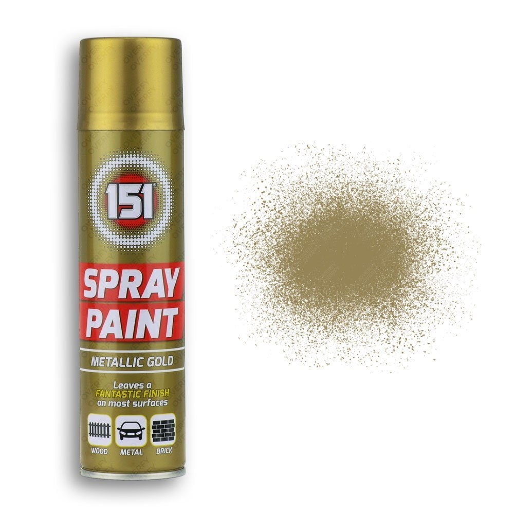 200ml 151 Metallic Gold Spray Paint Etsy