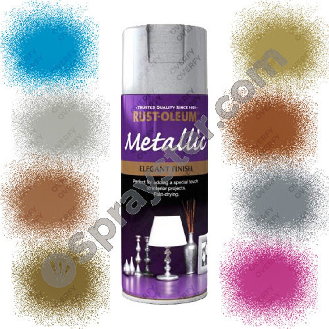 Rust-oleum Metallic Multi-purpose Spray Paint Gold Chrome - Etsy UK