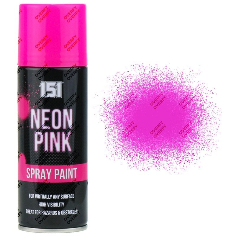 151 Fluorescent Neon Pink Spray Paint 200ml Etsy