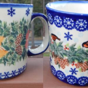 Polish Pottery Mug Jan Mixed Set