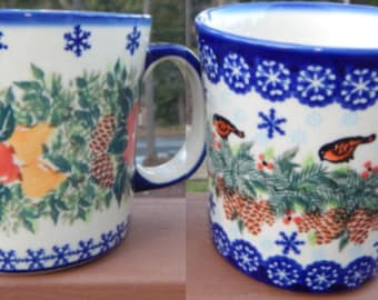 Polish Pottery Mug Jan Mixed Set