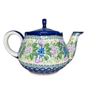 Polish Pottery 30 ounce Lavender Teapot