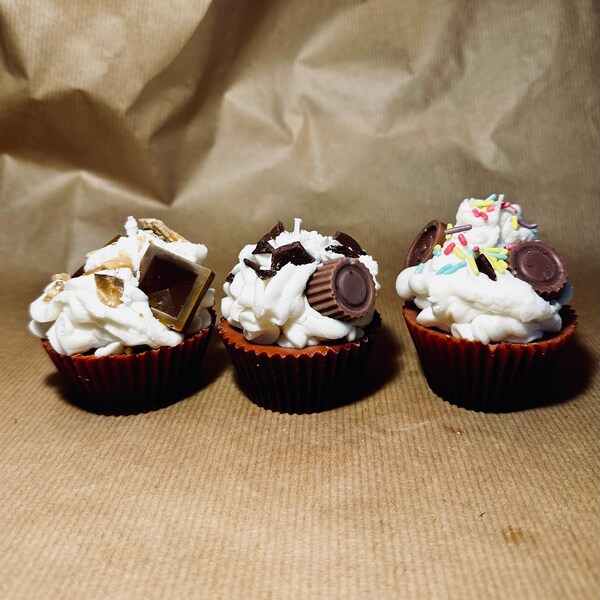 Bougie Cupcake Choco-Vanille