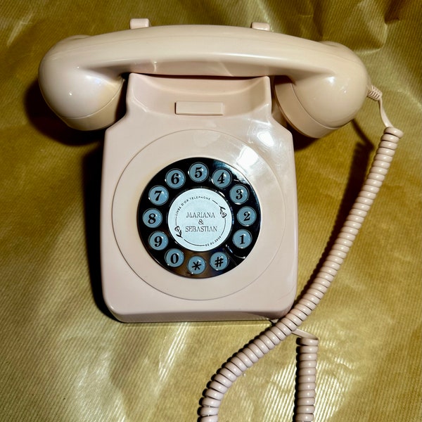 Audio-gastenboek | Vintage/retro telefoon | Leg de kostbare momenten van uw evenement vast