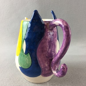 Cute Handmade Unicorn Shaped Ceramic Mug The Trina image 2