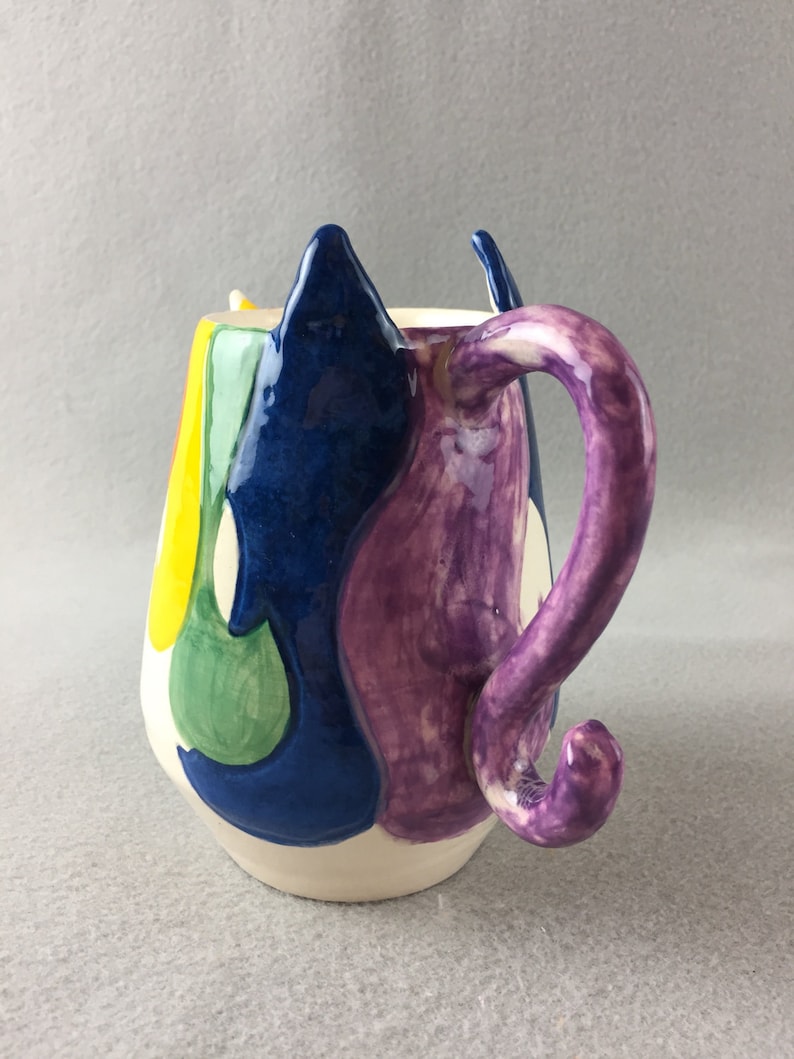 Cute Handmade Unicorn Shaped Ceramic Mug The Trina image 2