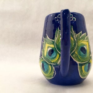 Cute Handmade Peacock Mug