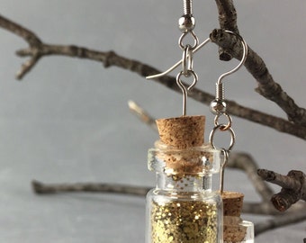 Glitter Jar Earrings