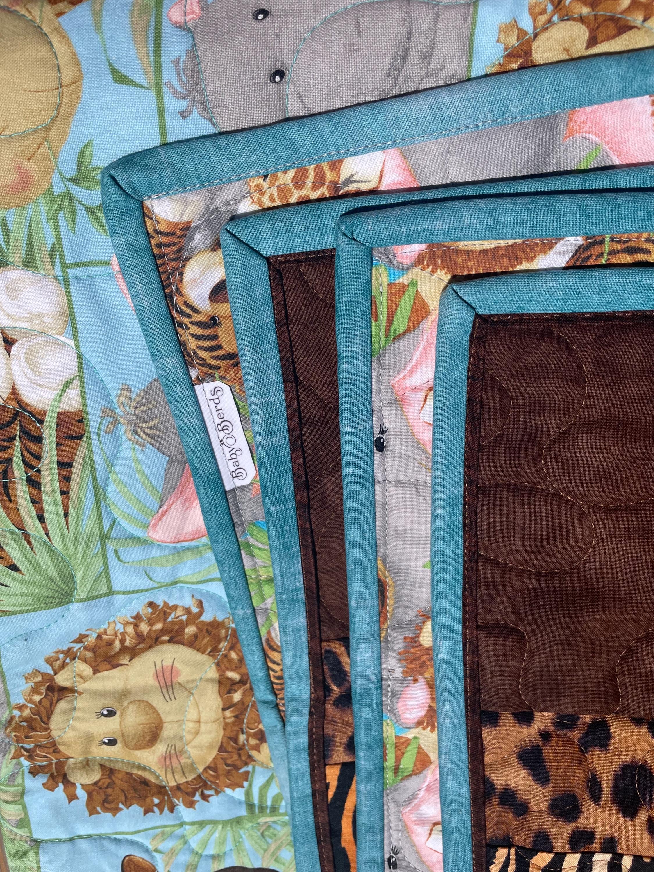 Jungle Baby Animals Baby Quilt. Baby Quilt, Crib Quilt, Stroller Quilt ...