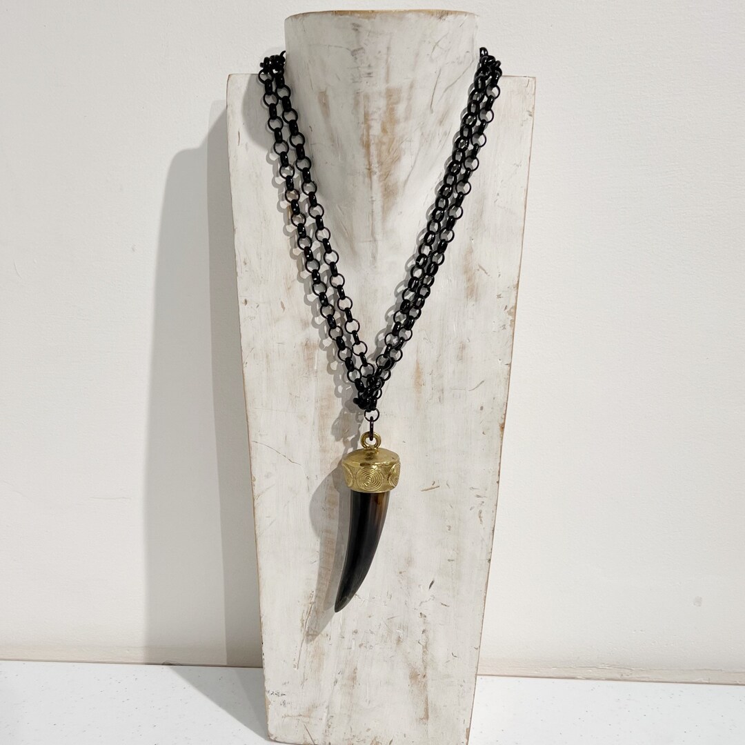 [RECTO] / ☆ SHOEHORN NECKLACE / BLACK 3602449-3.jpg