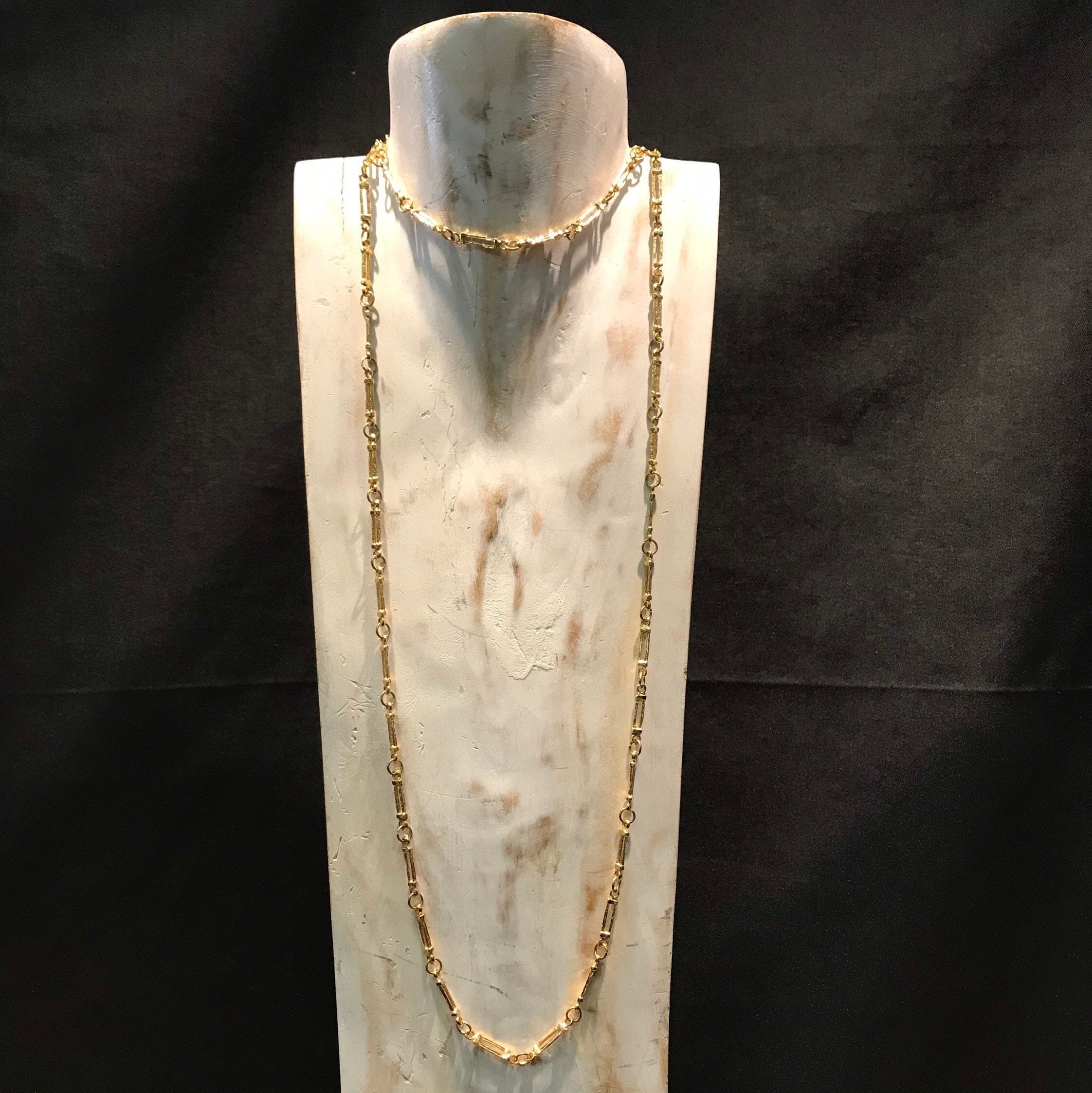 Fake Gold Necklace - Etsy