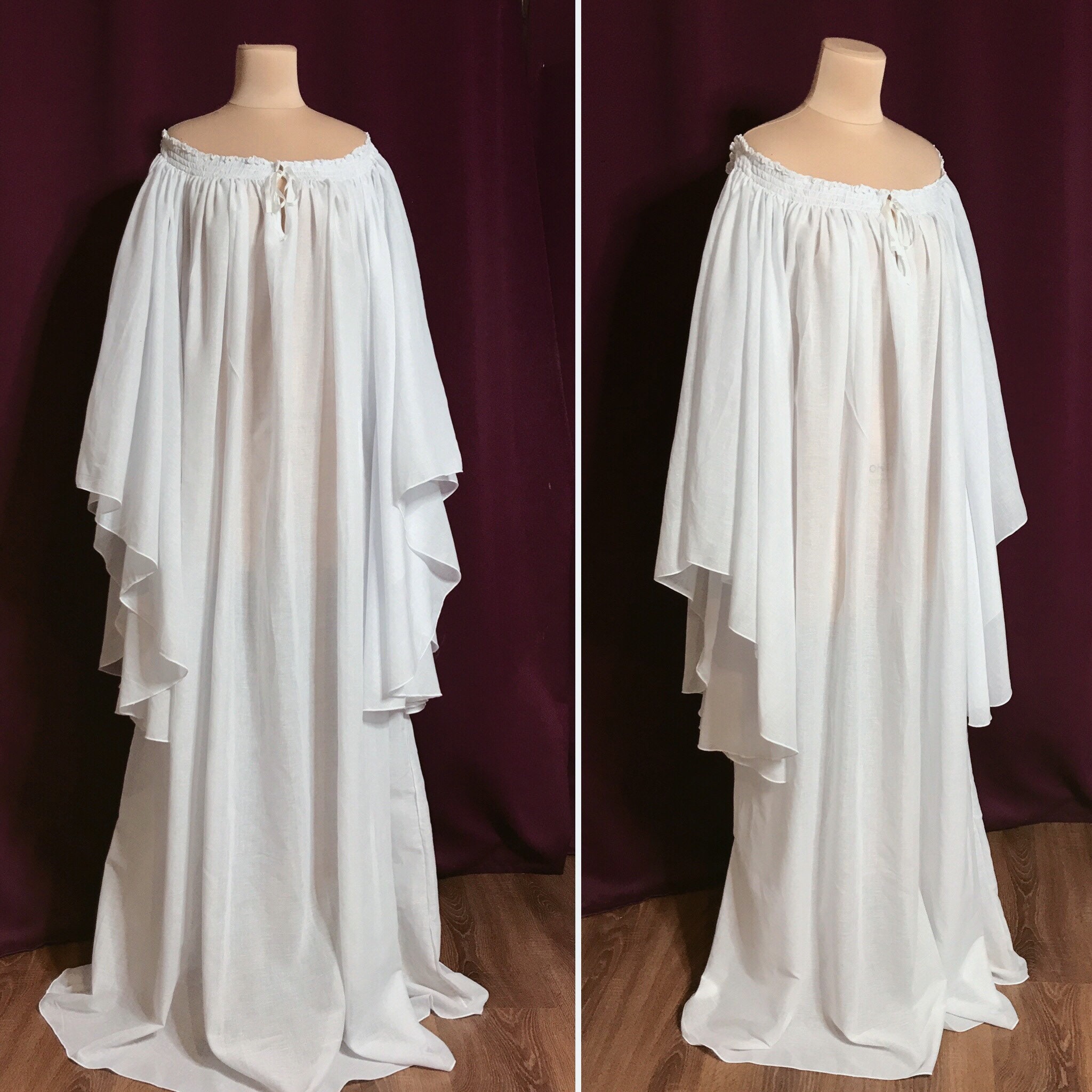 White Nightgown Etsy