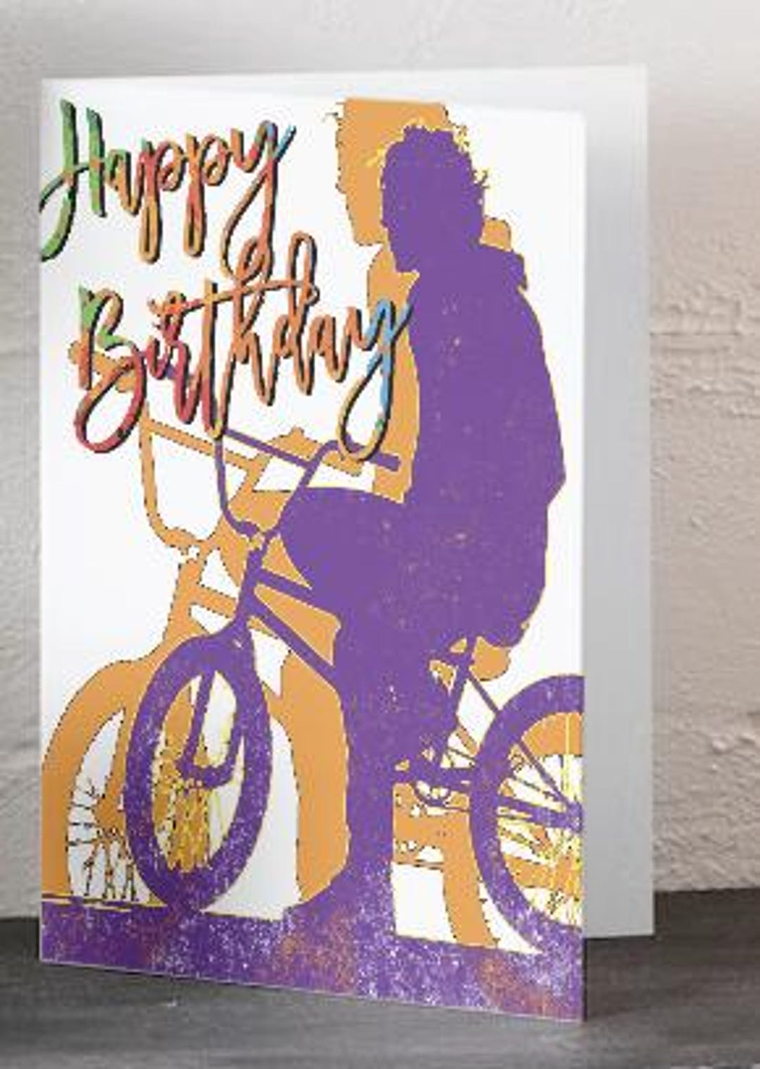 Birthday My Rider Digital Download BMX Rider Birthday Card: Printable Greeting Card (PDF ...