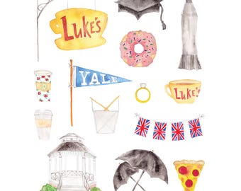 Gilmore Girls A4 Print