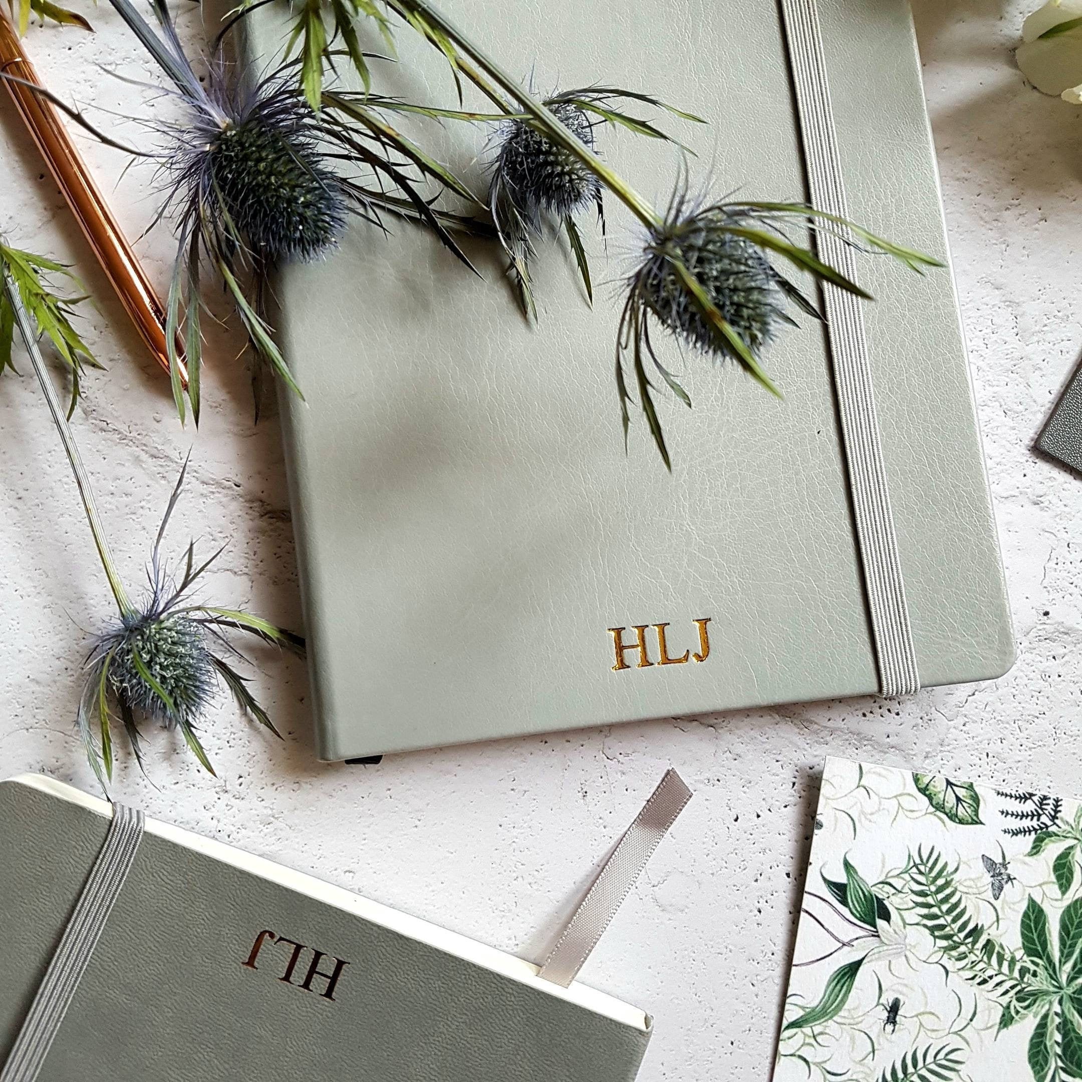 Personalised Notebook/Sketchbook Lined Bullet/Dotted or Etsy