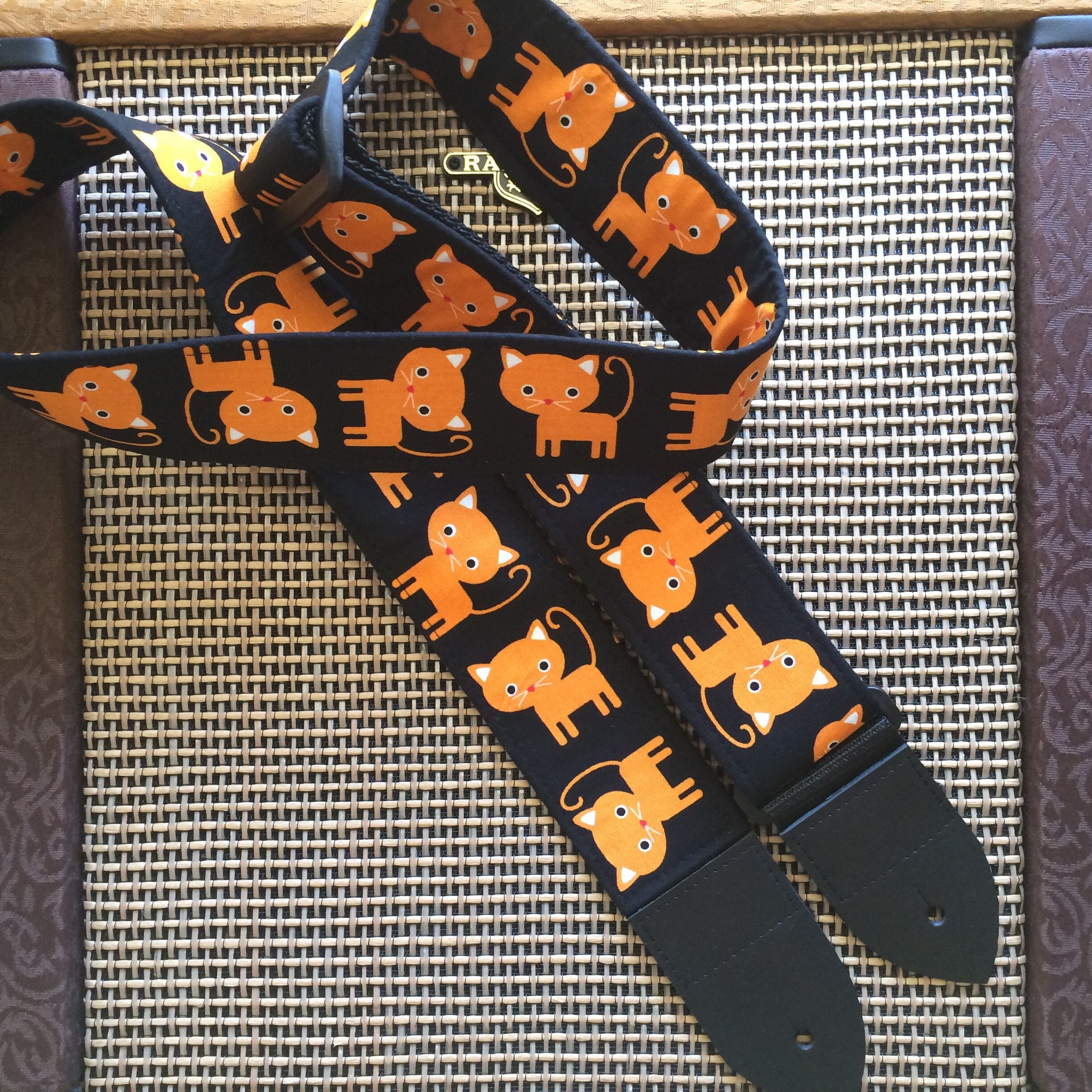 Rockabilly guitar sale strap