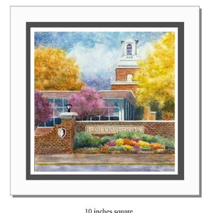 Elon University  Art Print