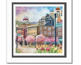 Roanoke, Virginia Art Print