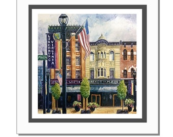 Lynchburg, Virginia Art Print