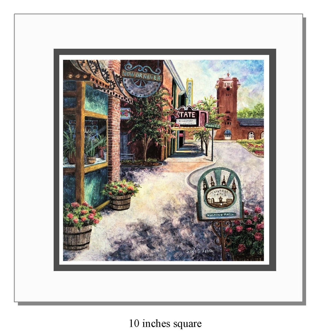 Kingsport, Tennessee Art Print Etsy