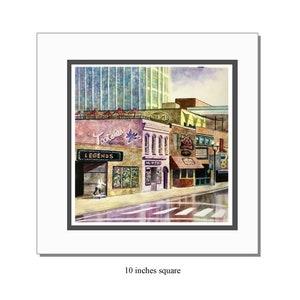Nashville, Tennessee at Broadway Art Print