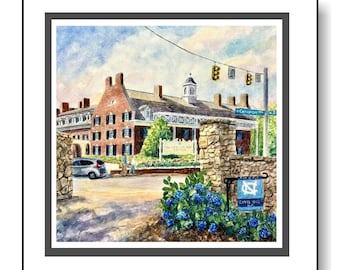 Chapel Hill, North Carolina och Carolina Inn på UNC, Matterad konsttryck