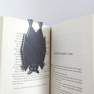 3D Printed Hanging Bat Bookmark, Page Holder