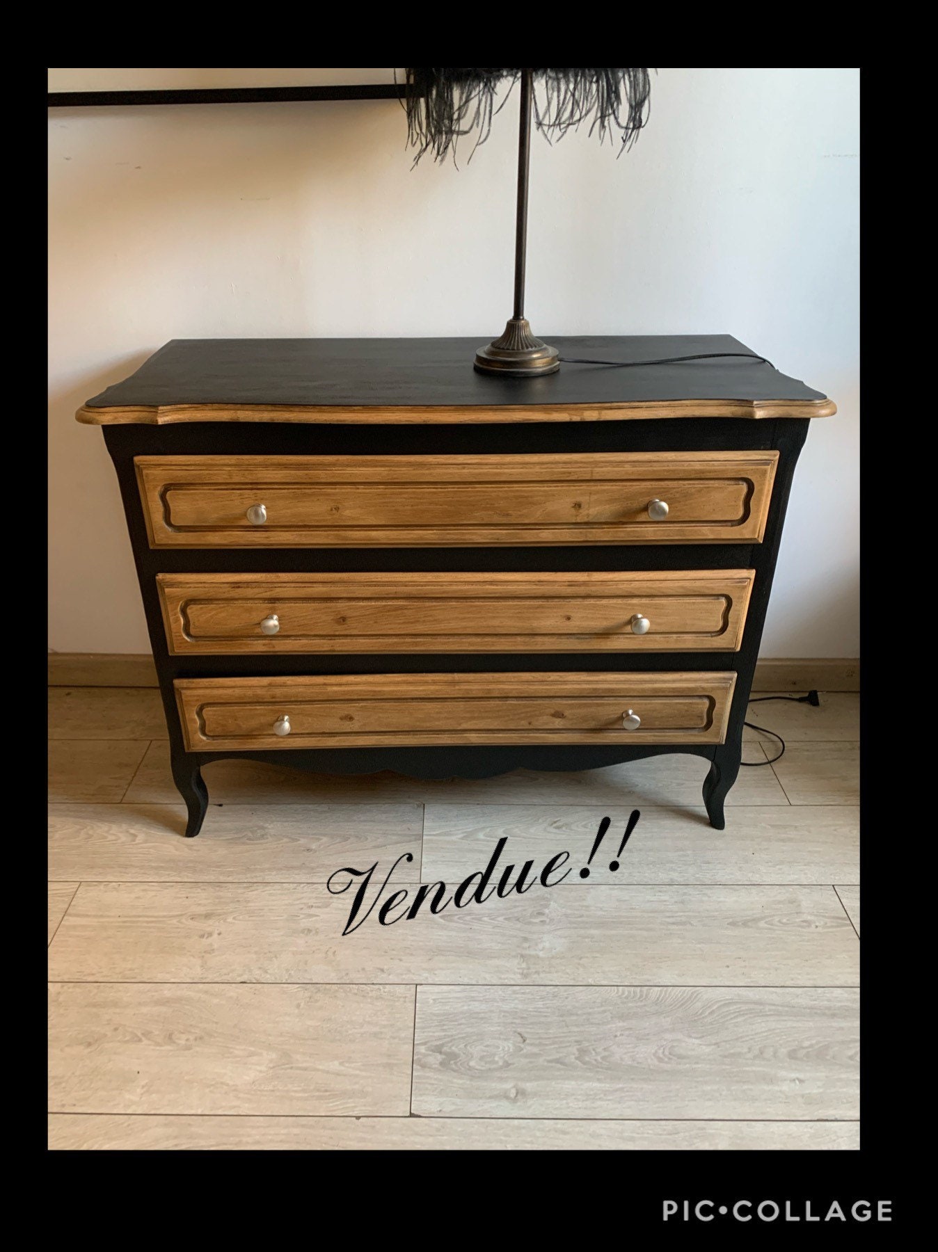 Commode Ancienne 1950 Refaite Entièrement Dans Un Style Industriel «