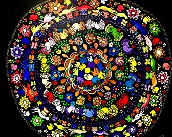 Painting acrylic Latin American theme