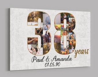anniversary gift for husband 38 years