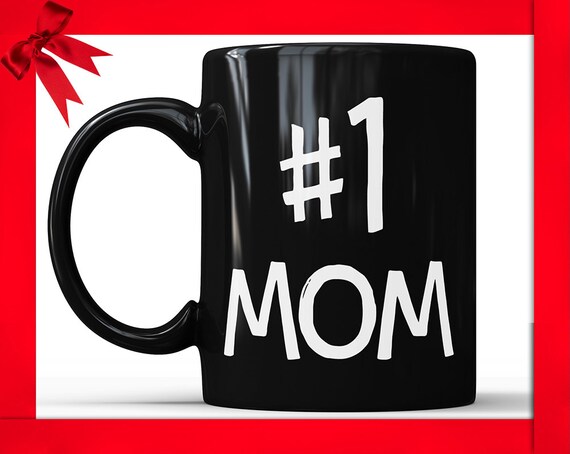 Number 1 Mom Coffee Mug - Ceramic Mother's Day Gift - Etsy