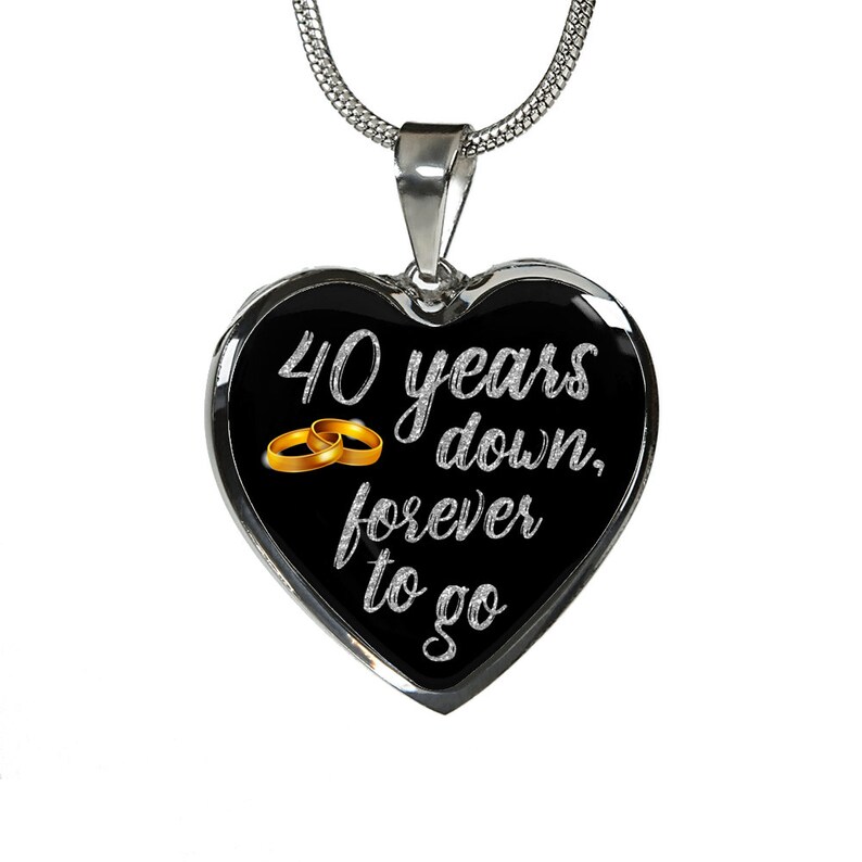 40th Anniversary Gift For Wife Woman For Her Girlfriend 40 Etsy