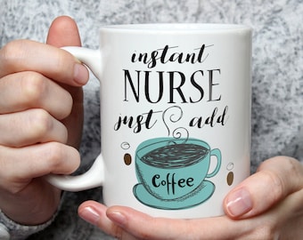 Funny Nurse Coffee Mug, Novelty Gag Gift