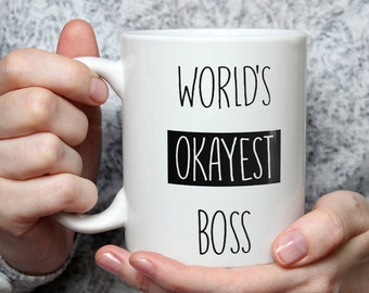 Taza del "Jefe Más Bueno del Mundo" - Regalo de café divertido