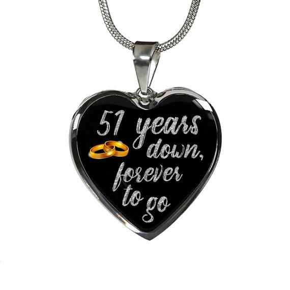 51st Anniversary Gift for Wife Woman for Her Girlfriend 51 Years