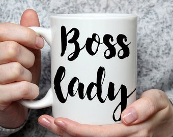 Boss Lady Coffee Mug - Funny Gift for Her