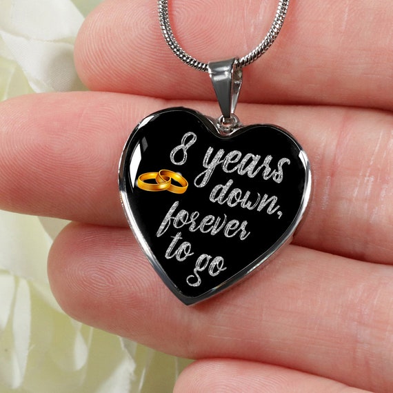 8th Anniversary Gift for Wife Woman for Her for Girlfriend 8 Years