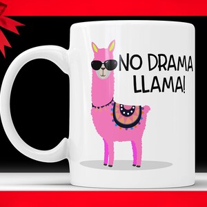 Drama Llama Coffee Mug: Funny Office Gift