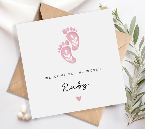 White Cotton Birth Of Granddaughter Card – S105 – HUGS & KISSES - View #6