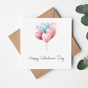 Happy Valentines Day Card- Simple Cute Valentines Card - husband, wife, one I love, partner, boyfriend, girlfriend, for him, for her