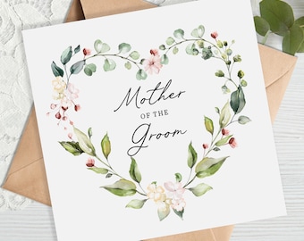 Carte mère du marié - carte de mariage - fête de mariage - maman du marié - parents du marié - parents de la mariée