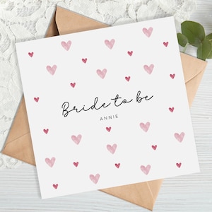 Carte personnalisée pour la future mariée - Enterrement de vie de jeune fille, Week-end entre filles, Fête prénuptiale, Jour du mariage, À la future mariée