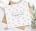 Personalised engagement card - Congratulations on your engagement - Daughter Son Sister Brother Wedding Engagement