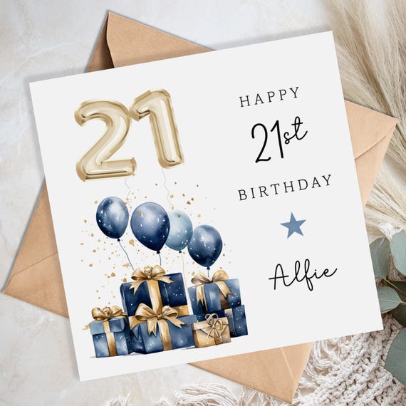 Biglietto Di Auguri Originale Per I 21 Anni &ndash; Divertente Fatti Del 2004 Per Ragazzo O Ragazza &ndash; Con Busta E Personalizzazione Nome
