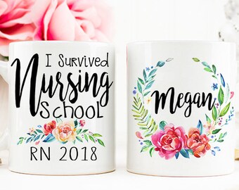 Nurse Graduation Gift, RN Mug, Grad from Nursing School College, Nurse Grad Gift, Nurse Mug, Registered Nurse Mug, Nurse Cup
