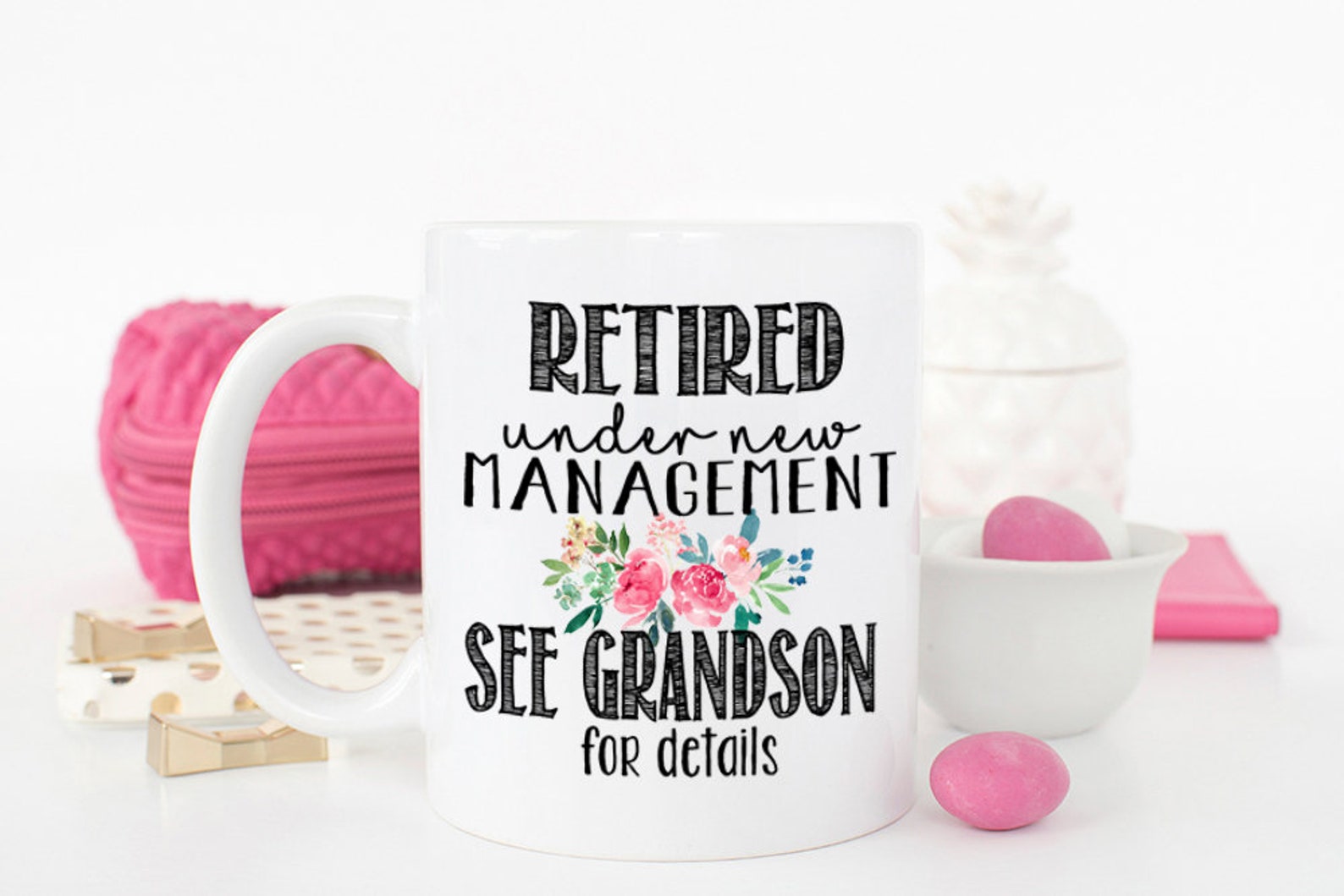 Retired Mug Retirement mug Grandma Retirement Gift Ideas Etsy
