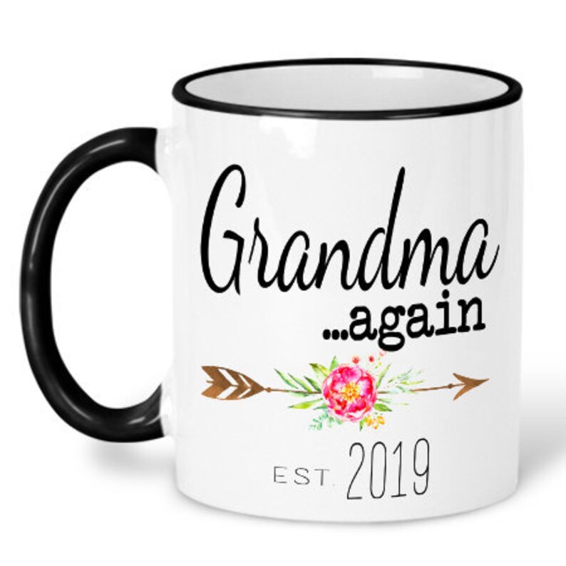 Grandma AGAIN Mug New Grandma Mug Gift for New Grandma Etsy